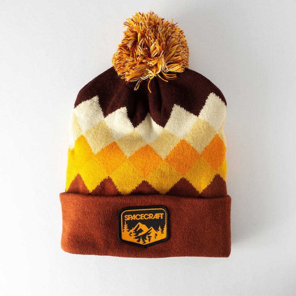 DIAMOND POM BEANIE