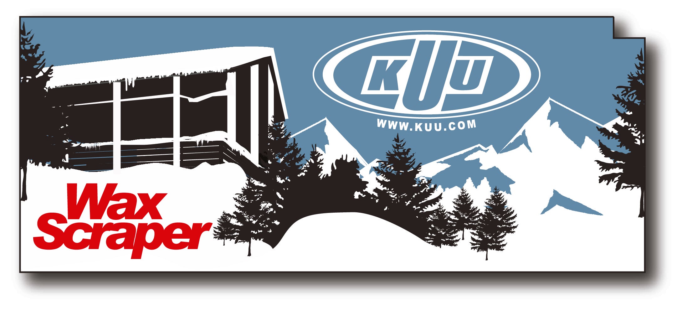 KUU PRO PLEXI SCRAPER 1/4" 5mm