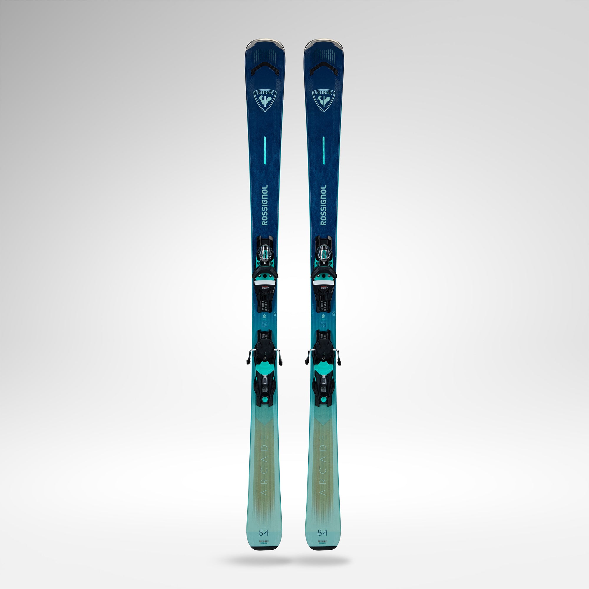 ROSSIGNOL WOMEN'S ARCADE 84 + NX 12 KONECT BINDINGS - 26/27