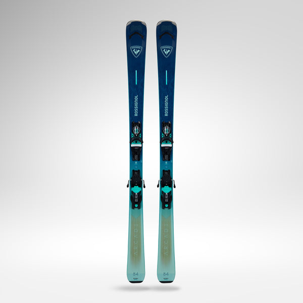 ROSSIGNOL WOMEN'S ARCADE 84 + NX 12 KONECT BINDINGS - 26/27