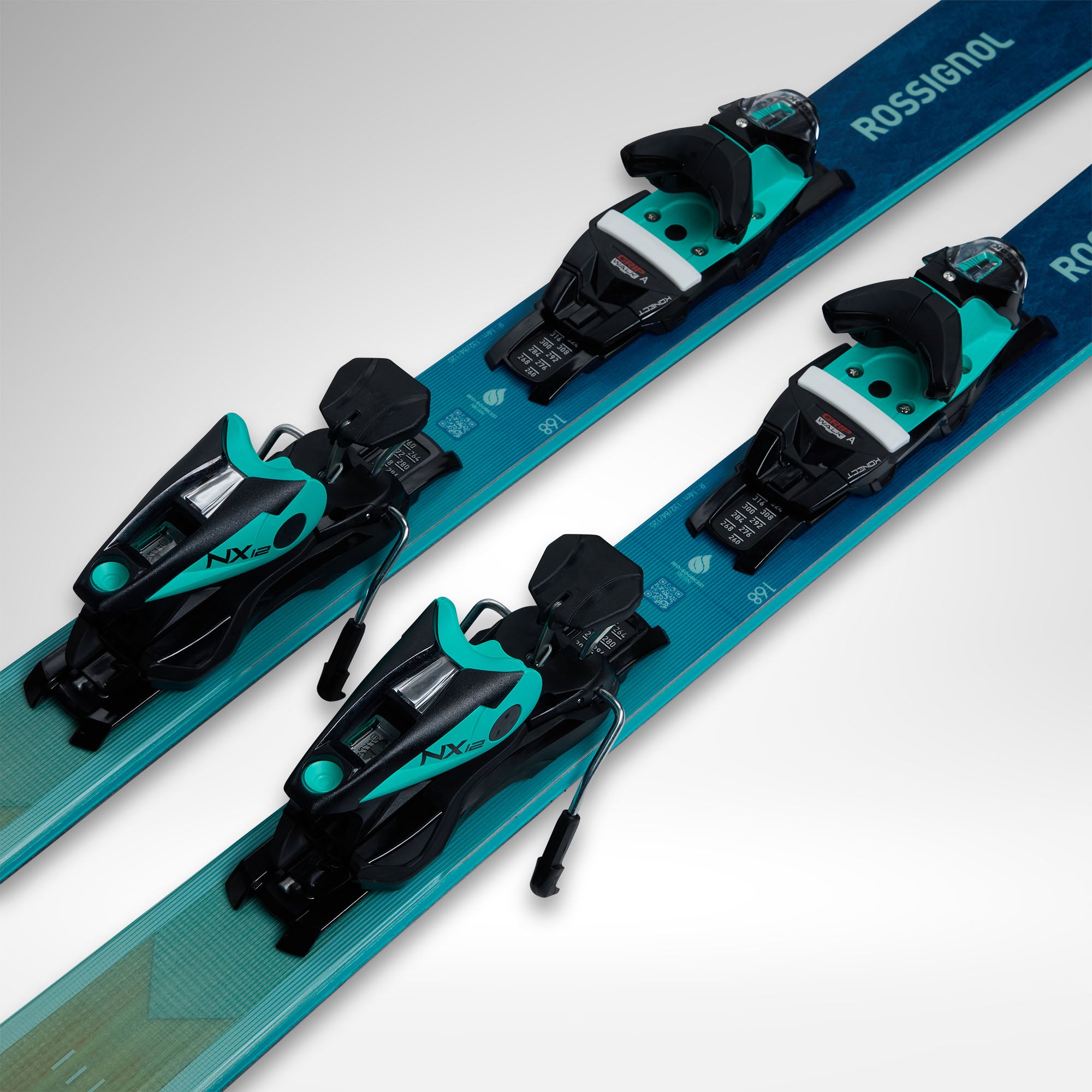 ROSSIGNOL WOMEN'S ARCADE 84 + NX 12 KONECT BINDINGS - 26/27