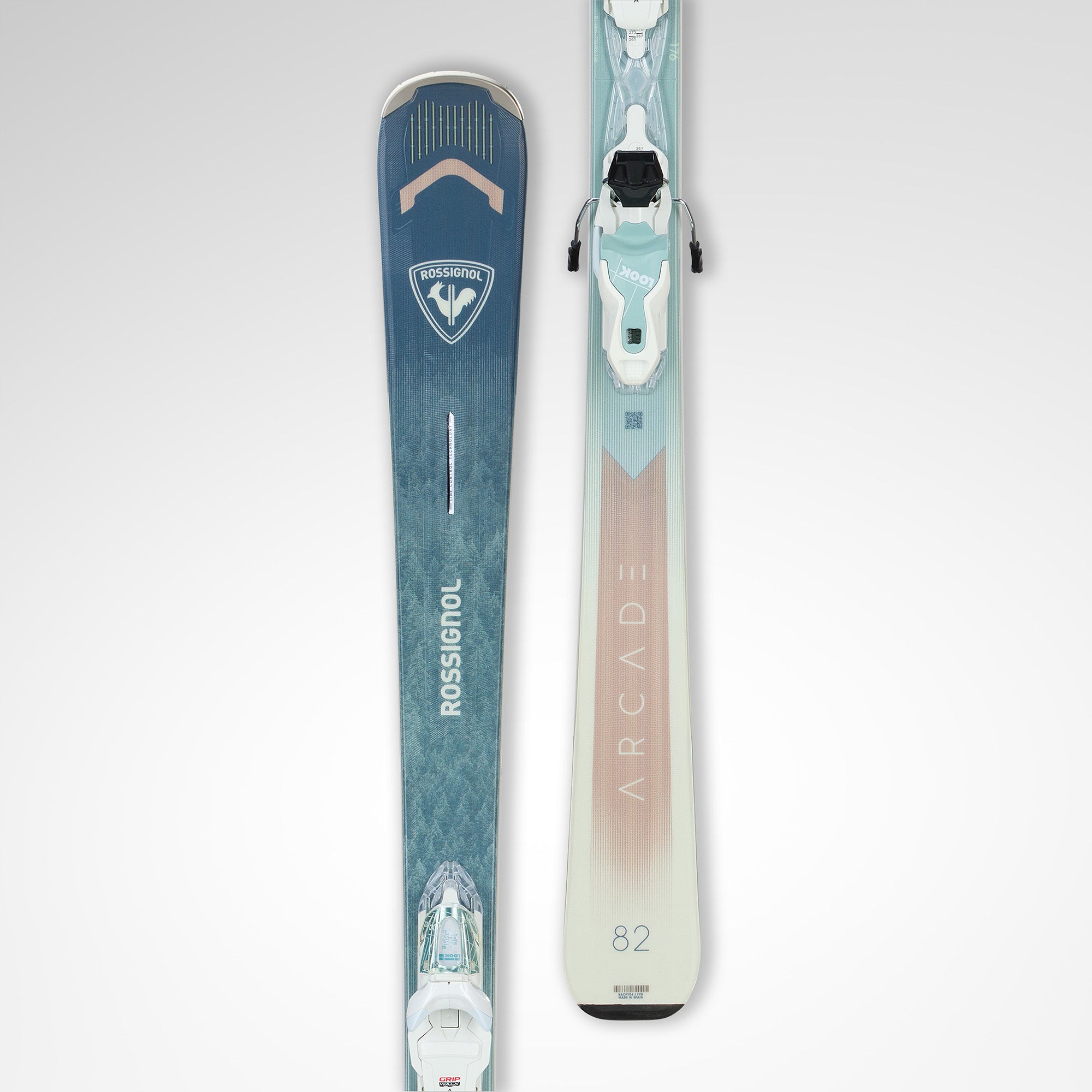 ROSSIGNOL WOMEN'S ARCADE 82 + XPRESS 11 BINDINGS - 26/27