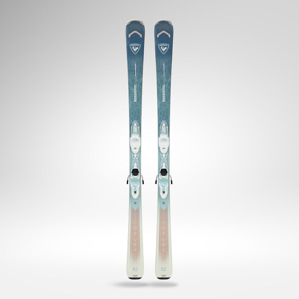 ROSSIGNOL WOMEN'S ARCADE 82 + XPRESS 11 BINDINGS - 26/27