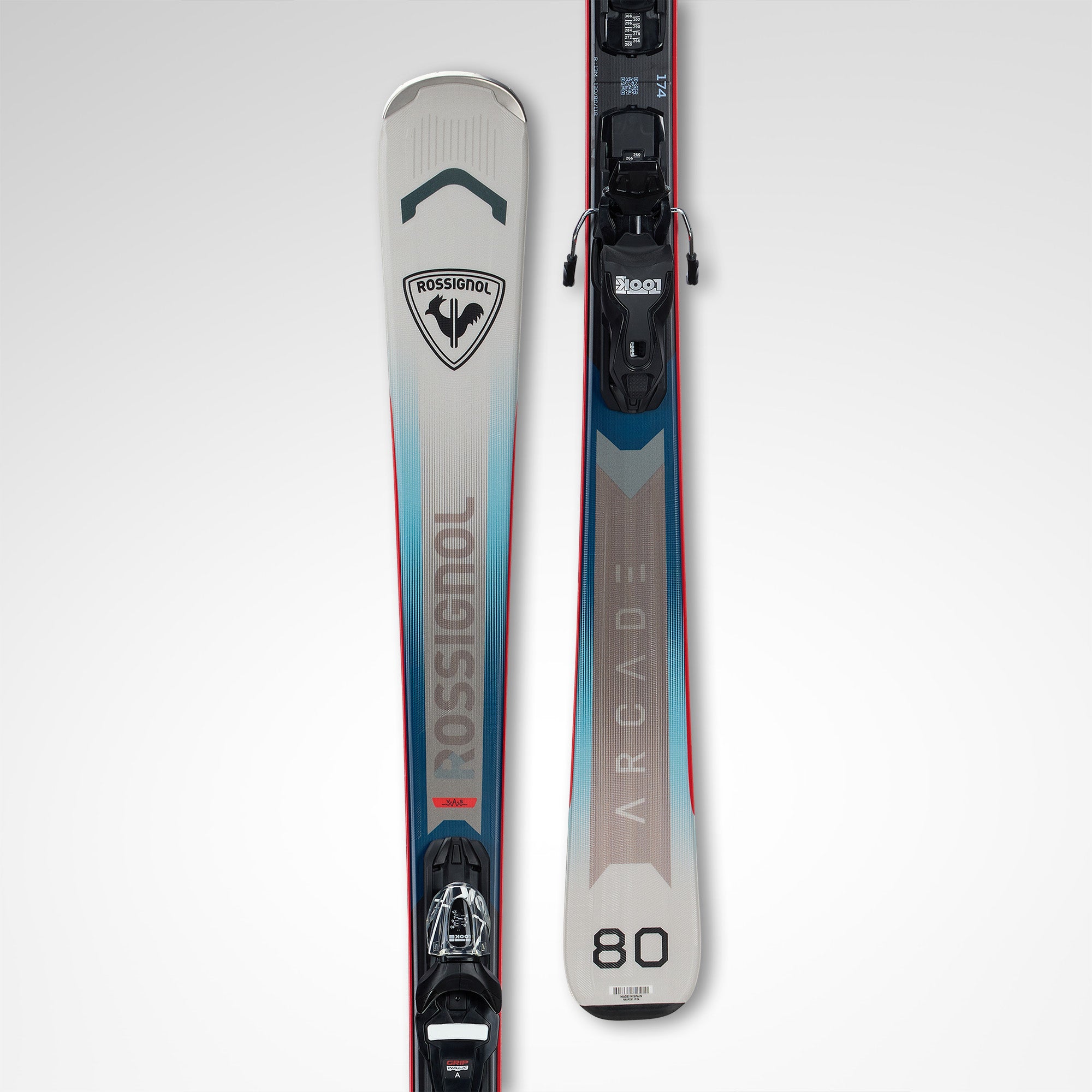 ROSSIGNOL ARCADE 80 + XPRESS 10 BINDINGS - 26/27
