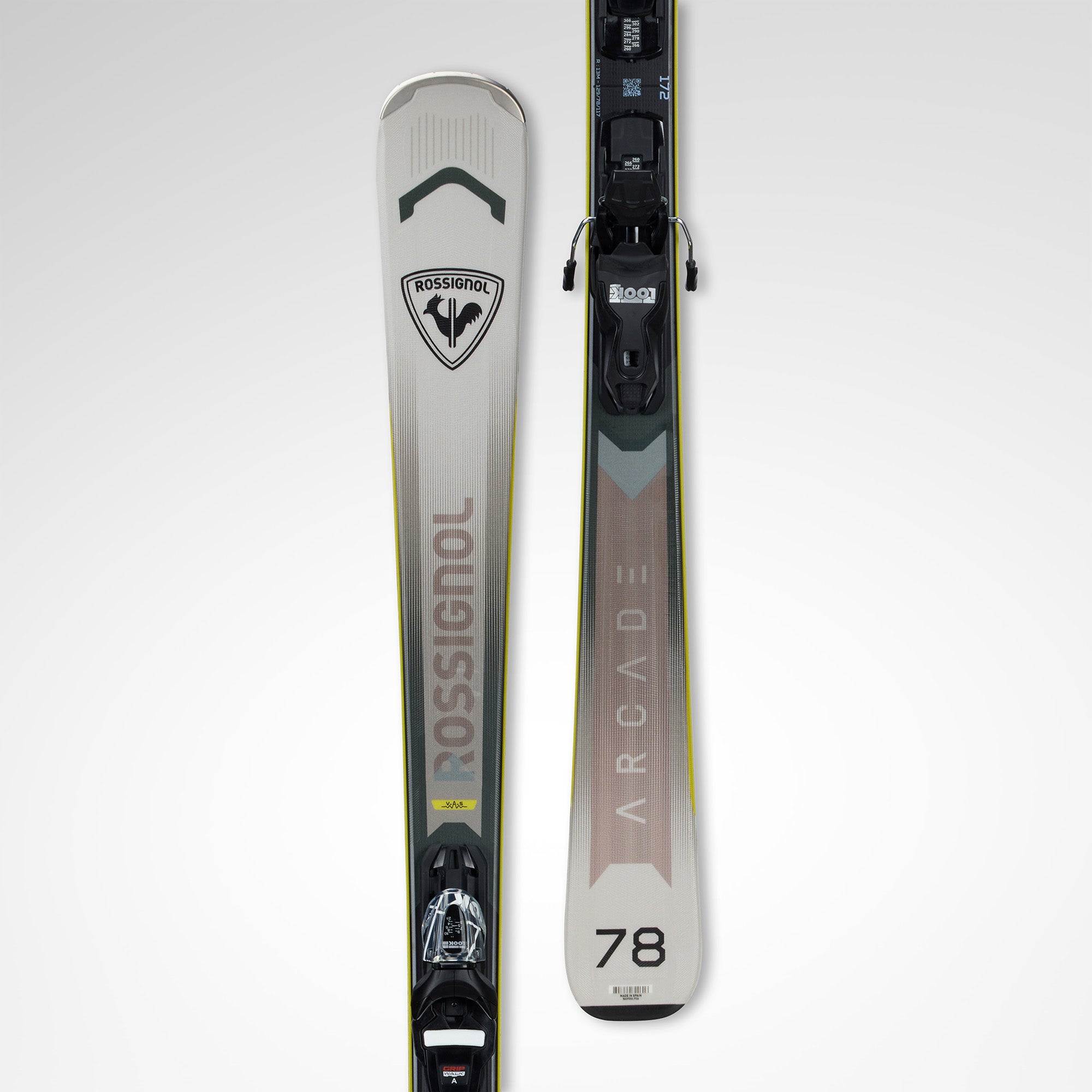 ROSSIGNOL ARCADE 78 + XPRESS 10 BINDINGS 26/27