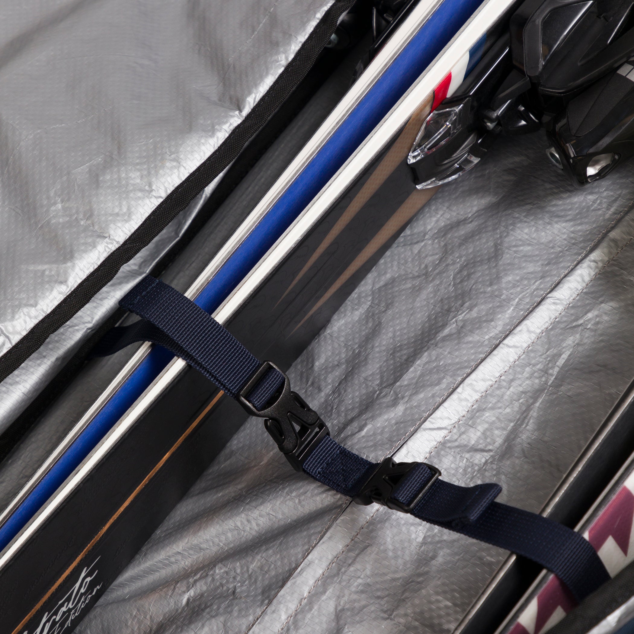 ROSSIGNOL STRATO EXTENDABLE WHEELY SKI BAG 2 PAIRS / 170-210CM