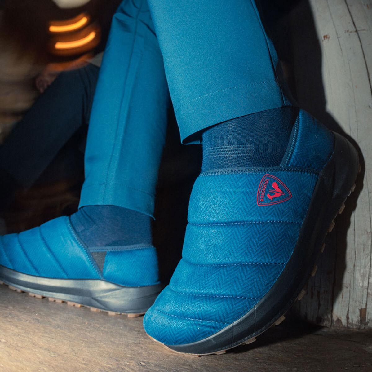 CHALET NAVY WINTER SLIPPERS