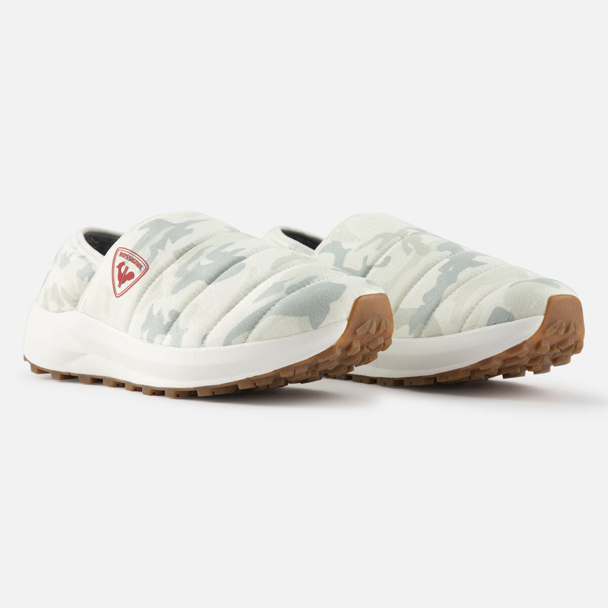 CHALET CAMO WHITE WINTER SLIPPERS