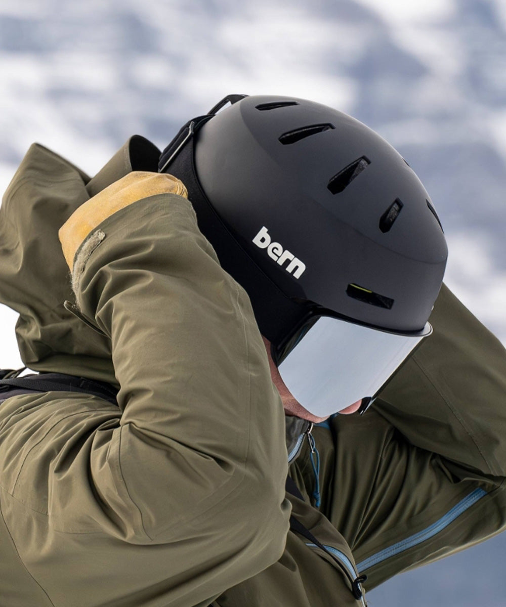 bern bike helmets nz Nino Matte Black w/ Flip Visor Looking for an urban commuting lid that doesnt leave you sweaty Bern Helmet Brentwood 2.0 MIPS